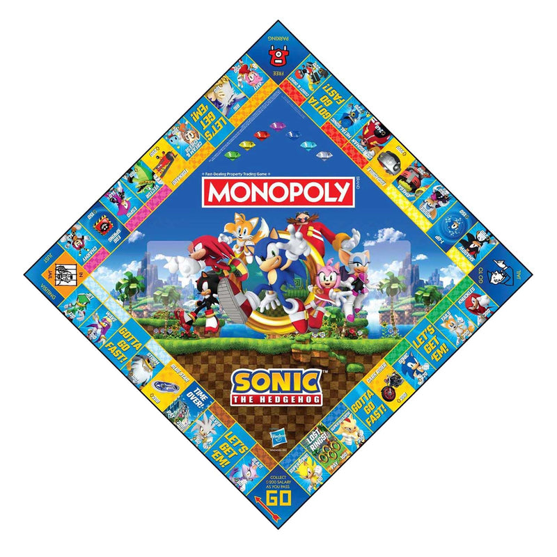 Afbeelding laden in galerijviewer, Winning moves monopoly - bordspel - sonic - engels
