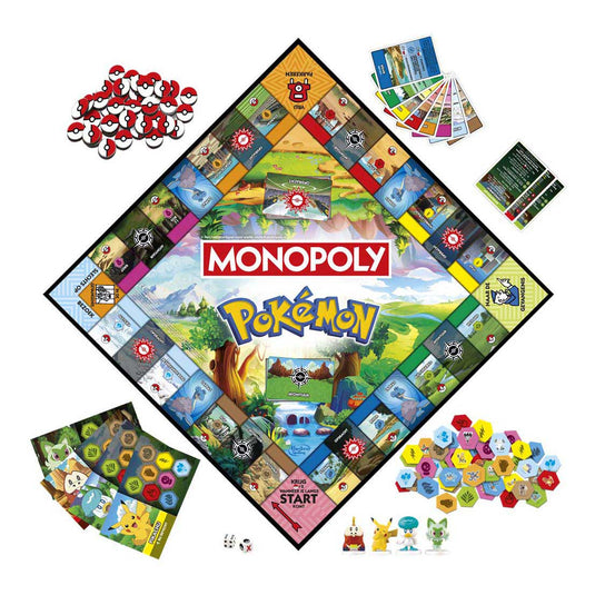 Monopoly pokémon editie - bordspel - gezelschapsspel