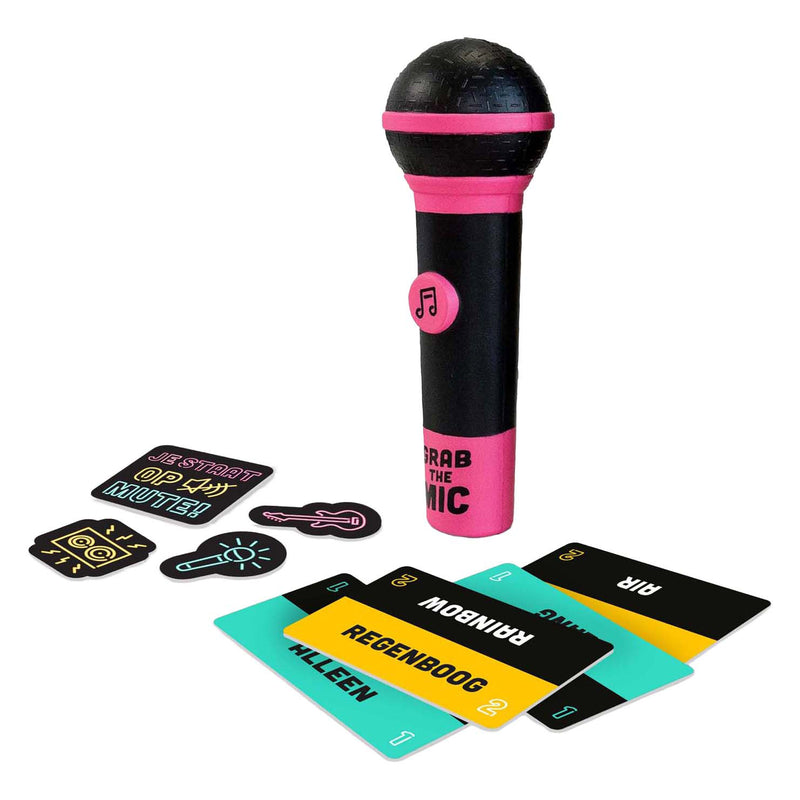 ギャラリービューアに画像をロードする, Megableu grab the mic - karaoke partyspel - muziekspel voor 2-10 spelers - bekend van tiktok - nederlandstalige versie

