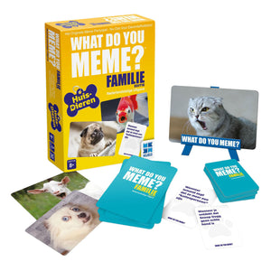 Megableu what do you meme? huisdieren - hilarisch kaartspel voor dierenliefhebbers - nederlandstalig partyspel - vanaf 8 jaar - memes met huisdieren