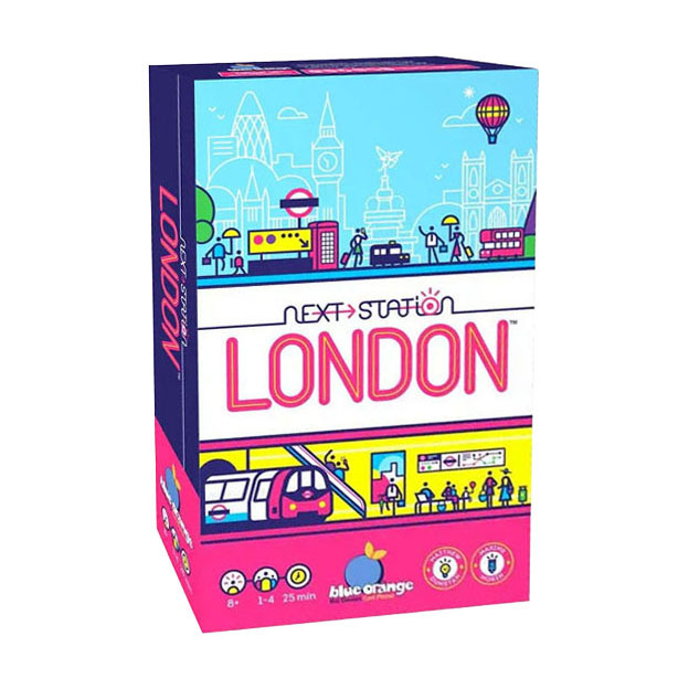 Load image into Gallery viewer, Geronimo games blue orange gezelschapsspel next station london
