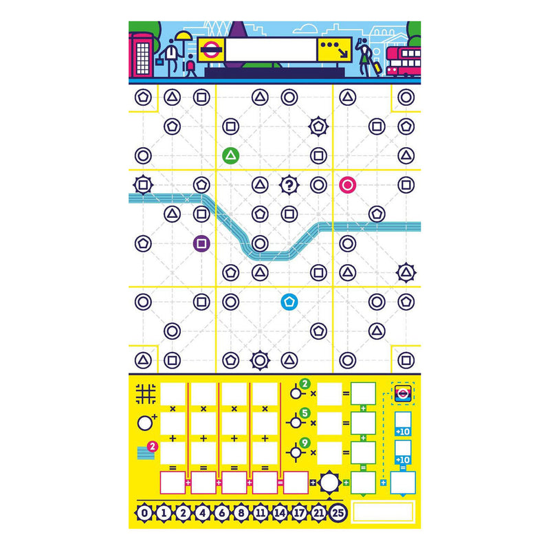 Load image into Gallery viewer, Geronimo games blue orange gezelschapsspel next station london
