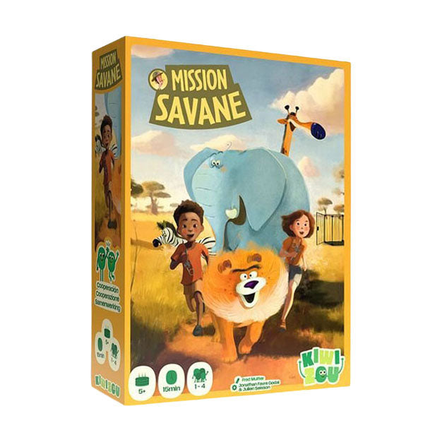 Load image into Gallery viewer, Geronimo games kiwizou kaartspel mission savane
