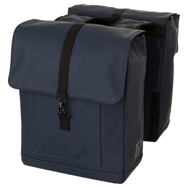 Fastrider jaxx ii dubbele fietstas – mik-compatibel – 28l – waterafstotend – incl. laptopvak – navy