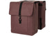 Fastrider jaxx ii dubbele fietstas trend mahogany brown