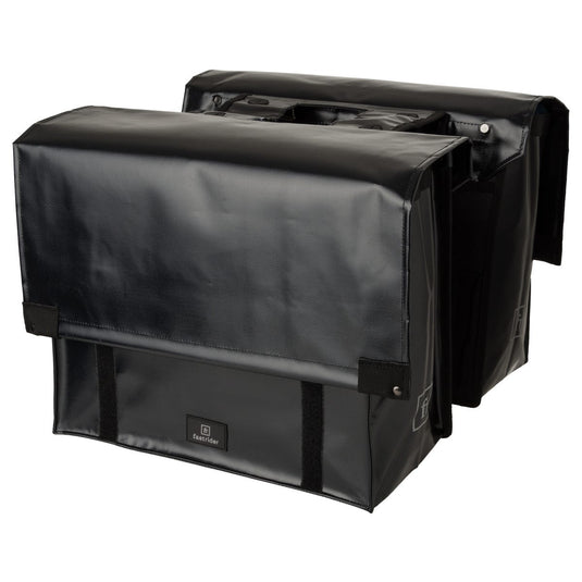 Fastrider tarpaulin cargo dubbele fietstas basics zwart