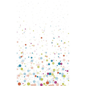 Duni tafellaken festive bubbles multi 138x220cm