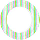 Duni papieren borden stripes ø22cm 10st