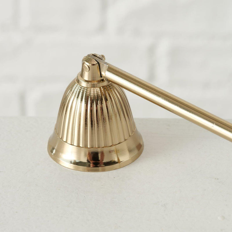 Load image into Gallery viewer, Boltze home kaarsendover champagne 30cm
