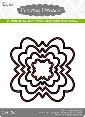 Darice • die cut stencil floal 103x103mm