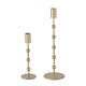 Boltze home kaarsenstandaardset kimberly 2delig goud
