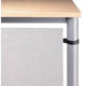 Bach achterwand hammerer vhr12 s aluminium 115x35cm zilver