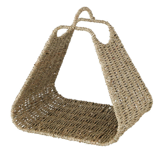 Boltze home tijdschriftenmand beris zeegras 34x29x33cm