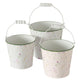 Boltze home emmer daysa 3-delige set h12 13 14cm wit