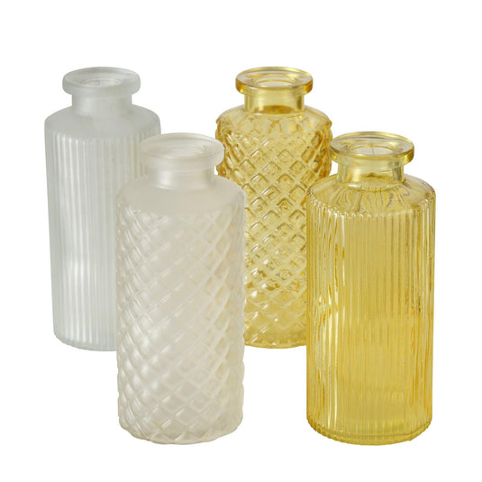 Boltze home vaas panja 4-delige set ø6xh14cm