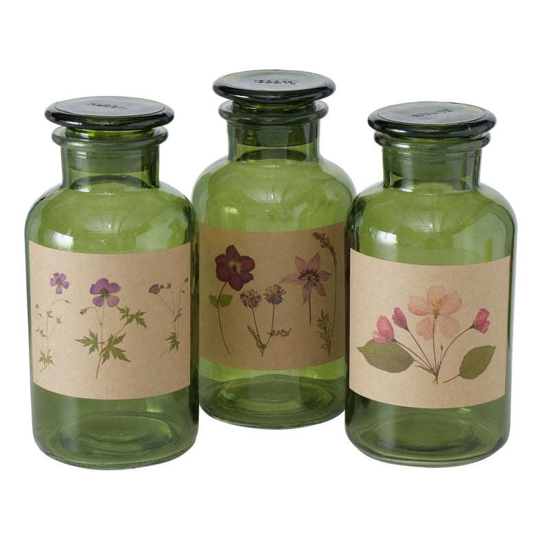 Laden Sie das Bild in Galerie -Viewer, Boltze home apothekersfles drya ø10xh22cm groen
