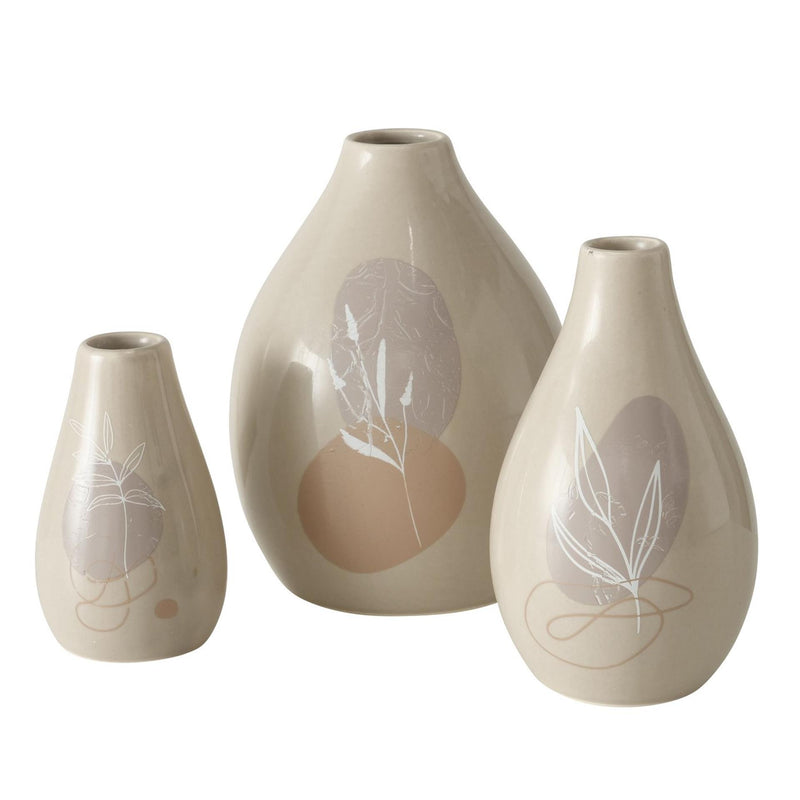Load image into Gallery viewer, Boltze home vaas stona aardewerk set a 3 h8 11 12cm
