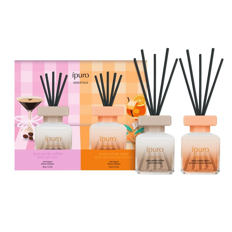 ギャラリービューアに画像をロードする, Ipuro geurdiffuserset gentle coffee sunset spritz 2x50ml
