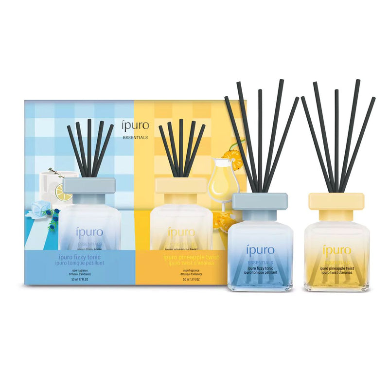 Afbeelding laden in galerijviewer, Ipuro geurdiffuserset pineapple twist fizzy tonic 2x50ml
