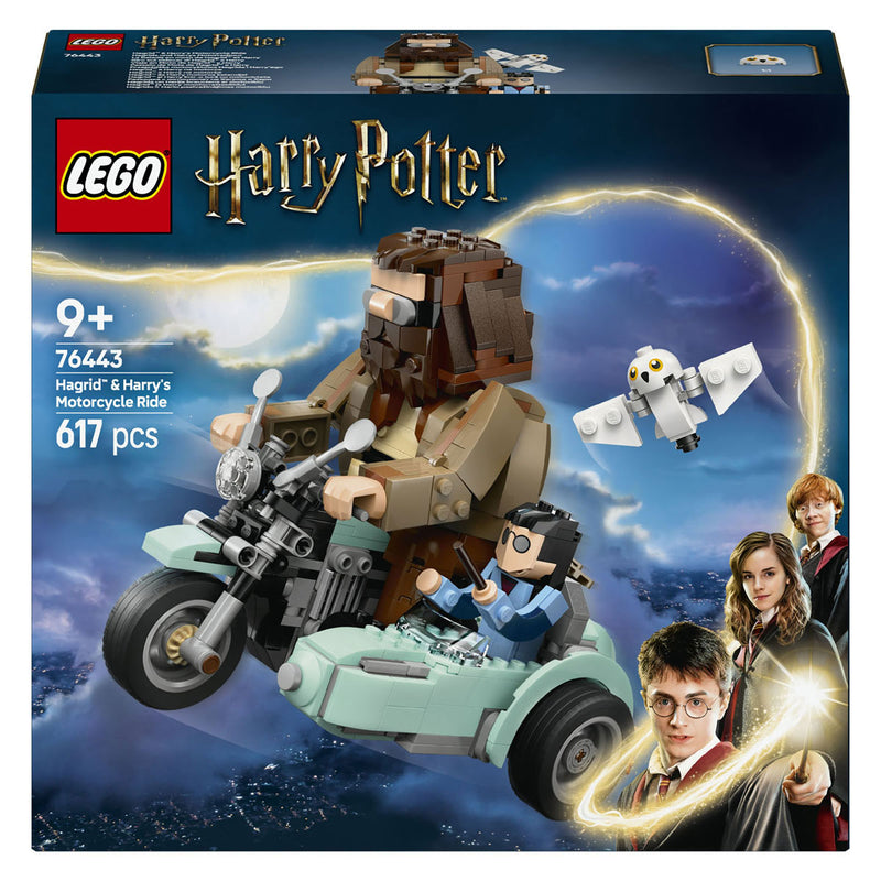 Chargez l'image dans la visionneuse de la galerie, Lego harry potter™ hagrid™ en harry's rit op de motor magisch - 76443
