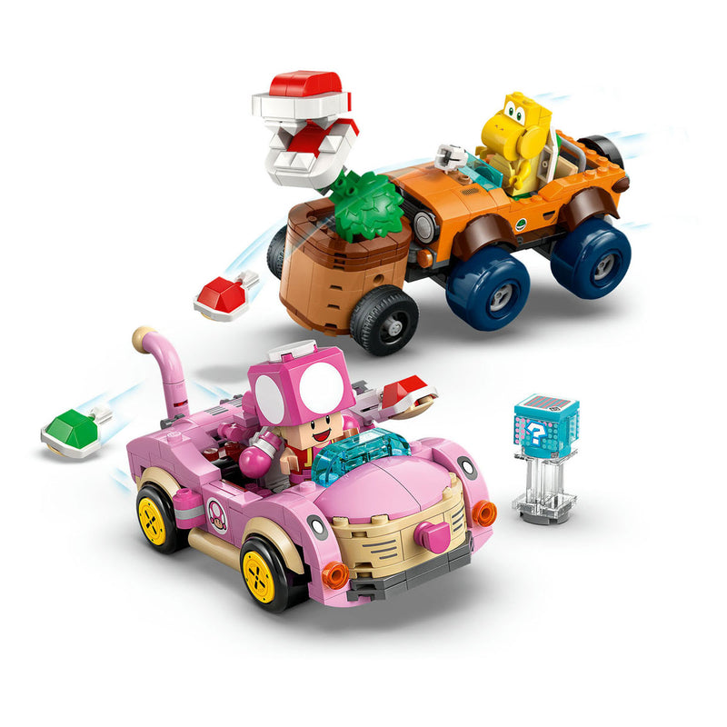 Afbeelding laden in galerijviewer, Lego super mario kart 72044 achtervolging met de piranha plant
