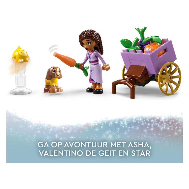 Afbeelding laden in galerijviewer, Lego disney wish asha in de stad rosas poppetjes wish set - 43223
