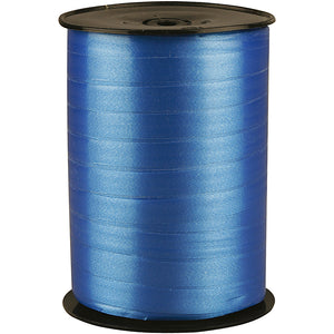 Cadeaulint, b: 10 mm, glossy, blauw, 250 m 1 rol