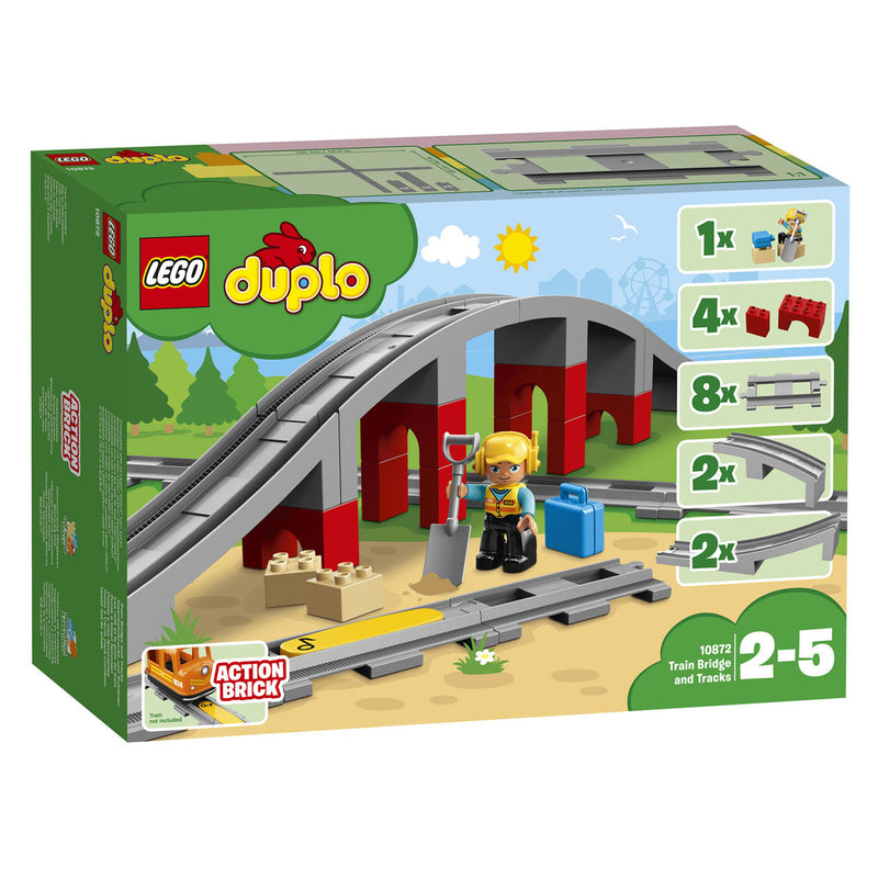 Load image into Gallery viewer, Lego Duplo LEGO DUPLO 10872 Treinbrug en Rails
