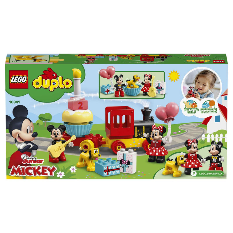 Afbeelding laden in galerijviewer, Lego duplo disney mickey minnie verjaardagstrein, bouwbaar speelgoed voor peuters 10941
