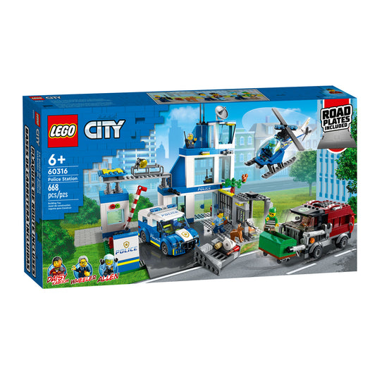 Lego city - politiebureau constructiespeelgoed (60316)
