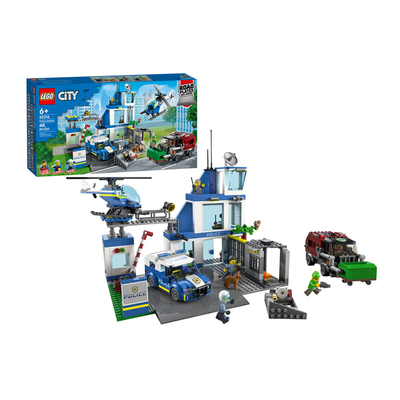 Load image into Gallery viewer, Lego city - politiebureau constructiespeelgoed (60316)
