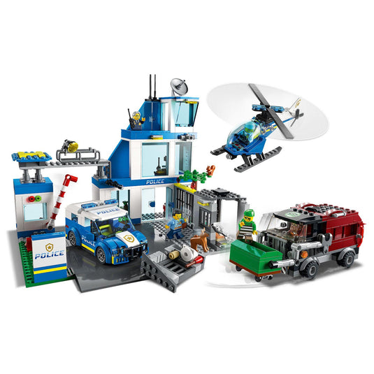 Lego city - politiebureau constructiespeelgoed (60316)
