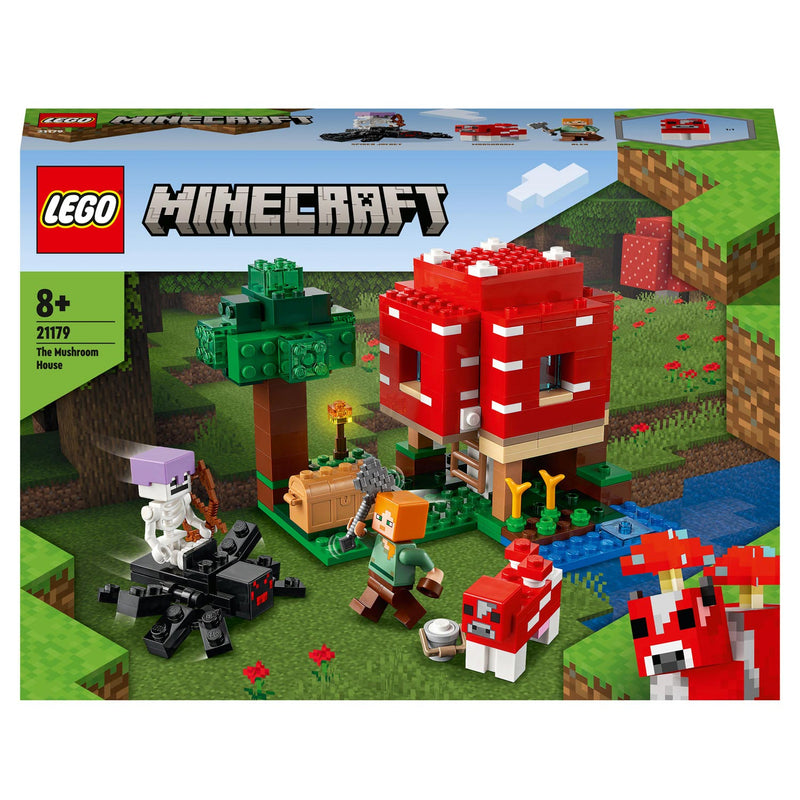 Load image into Gallery viewer, Lego LEGO Minecraft 21179 Het Paddenstoelenhuis
