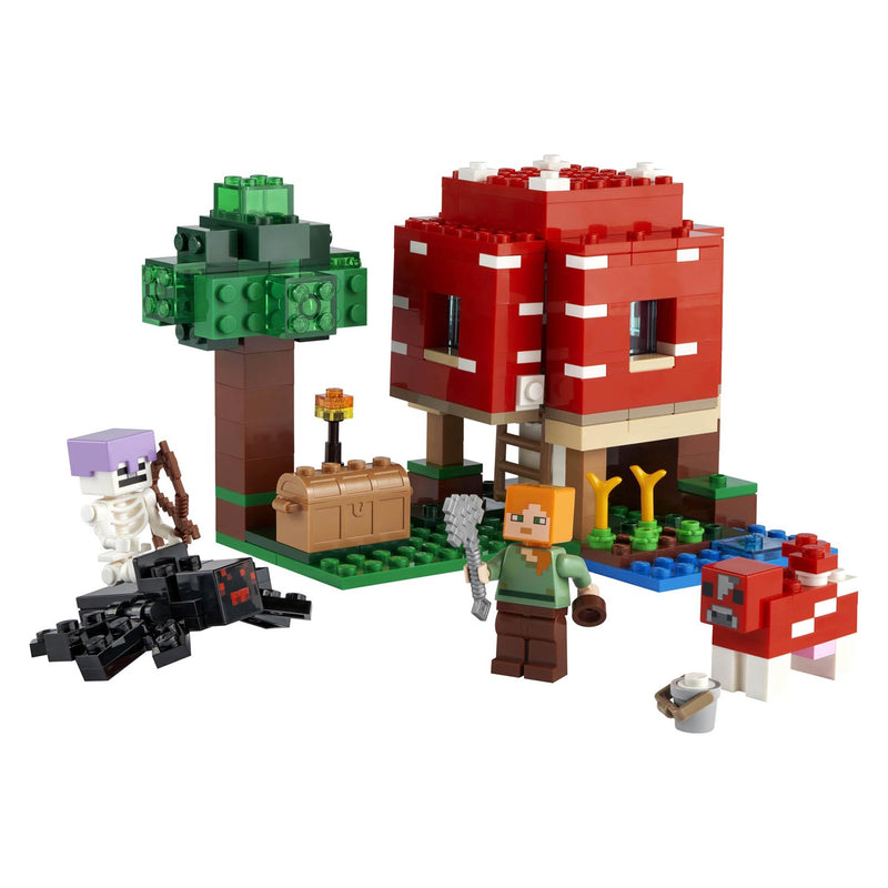 Load image into Gallery viewer, Lego LEGO Minecraft 21179 Het Paddenstoelenhuis
