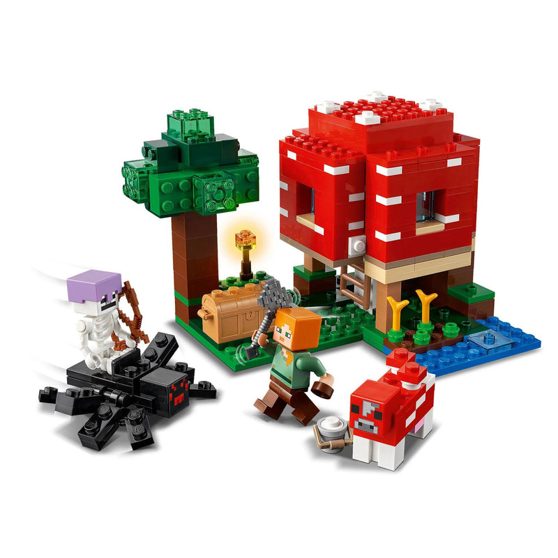 Load image into Gallery viewer, Lego LEGO Minecraft 21179 Het Paddenstoelenhuis
