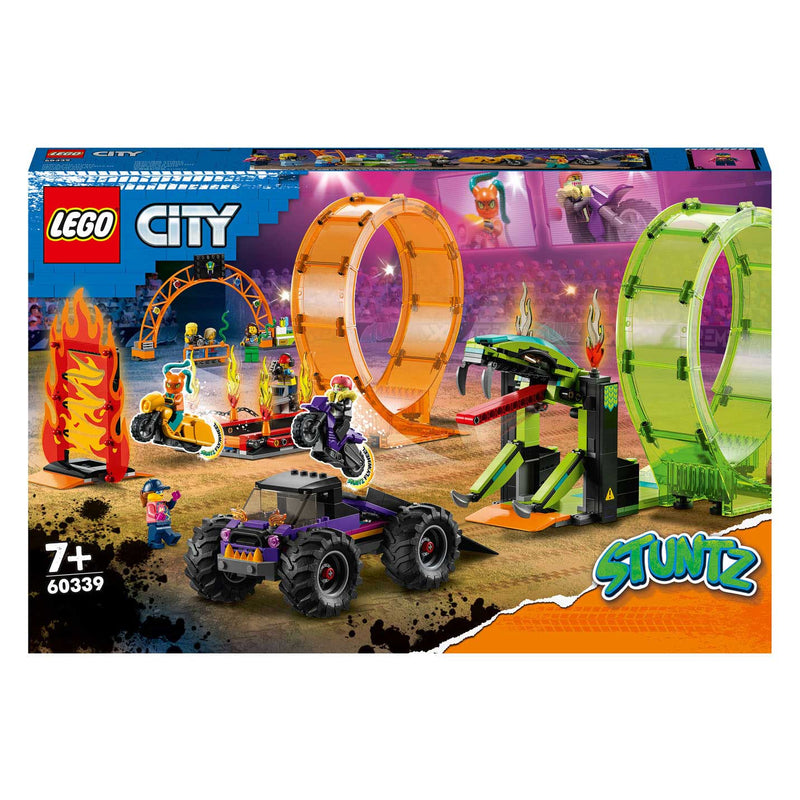 Load image into Gallery viewer, Lego city 60339 dubbele loop stunt arena
