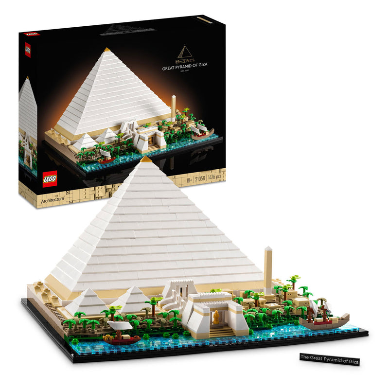 Laden Sie das Bild in Galerie -Viewer, Lego architecture 21058 grote piramide van gizeh
