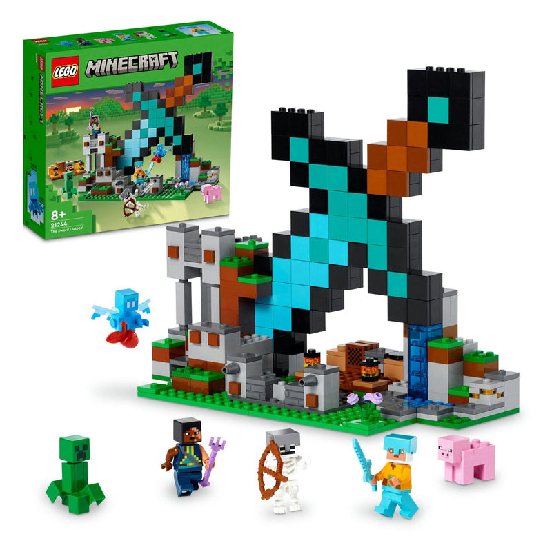Load image into Gallery viewer, Lego LEGO Minecraft 21244 Uitvalbasis Zwaard
