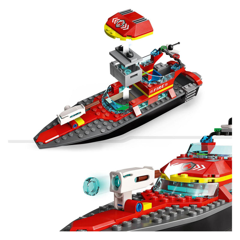 Load image into Gallery viewer, Lego city 60373 reddingsboot brand
