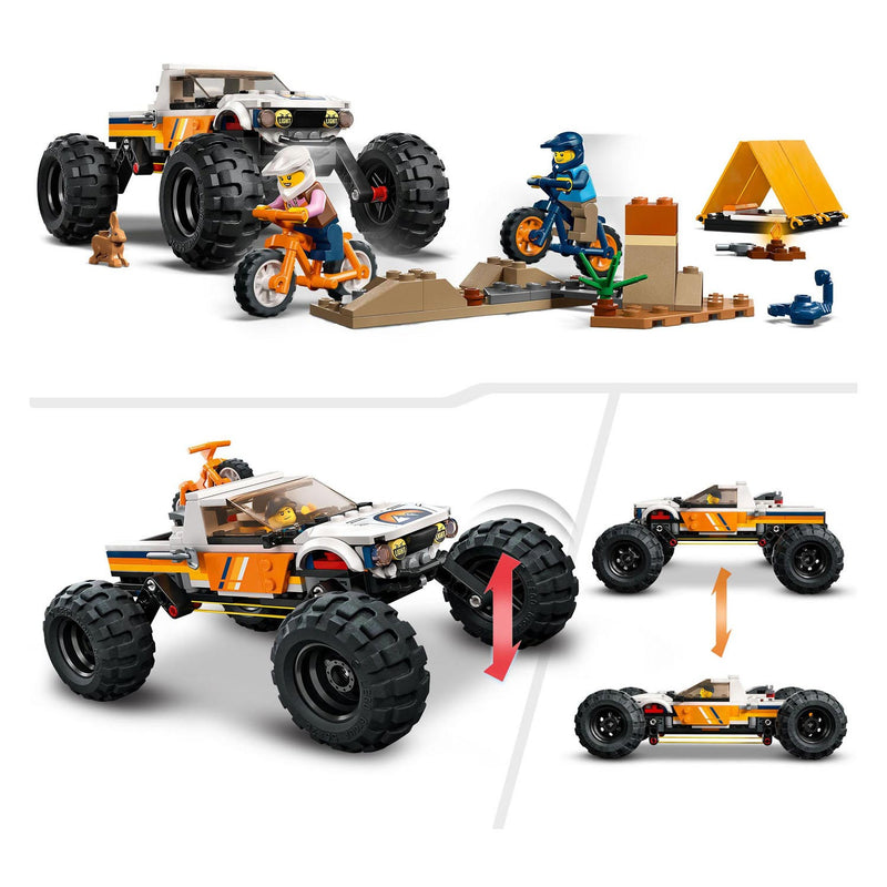Load image into Gallery viewer, Lego LEGO City 60387 4x4 Terreinwagen Avonturen
