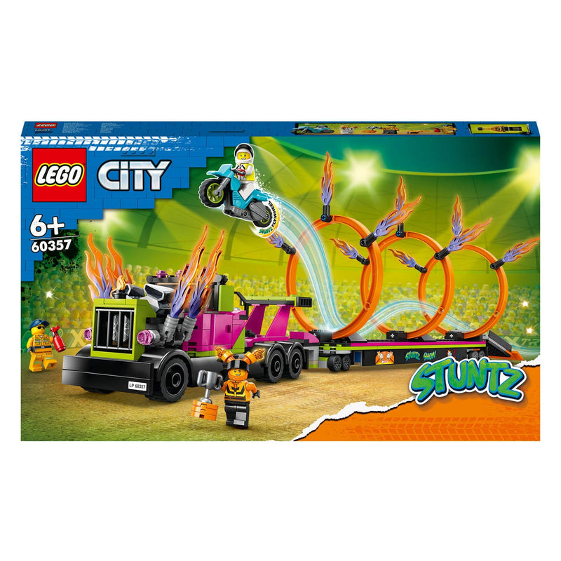 Load image into Gallery viewer, Lego LEGO City 60357 Stunttruck Ring of Fire-Uitdaging
