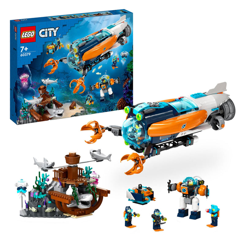 Load image into Gallery viewer, Lego LEGO City 60379 Duikboot Voor Diepzeeonderzoek

