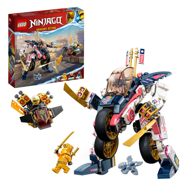 Load image into Gallery viewer, Lego LEGO Ninjago 71792 Sora’s Transformerende Mecharacemotor

