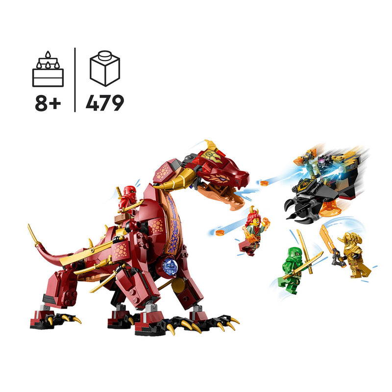 Load image into Gallery viewer, Lego LEGO Ninjago 71793 Heatwave Transformerende Lavadraak
