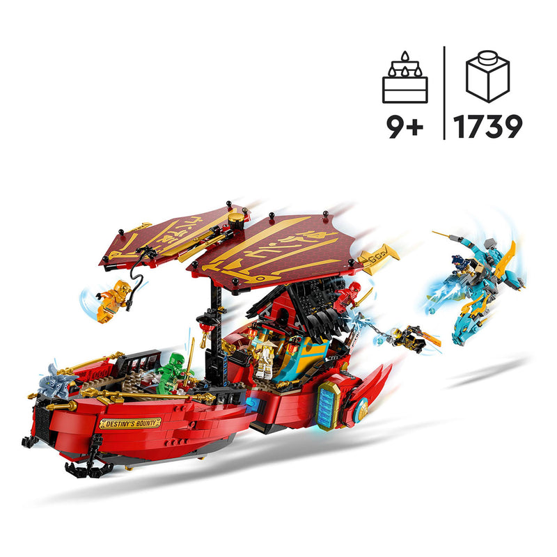 Load image into Gallery viewer, Lego LEGO Ninjago 71797 Destiny's Bounty - Race Tegen De Klok
