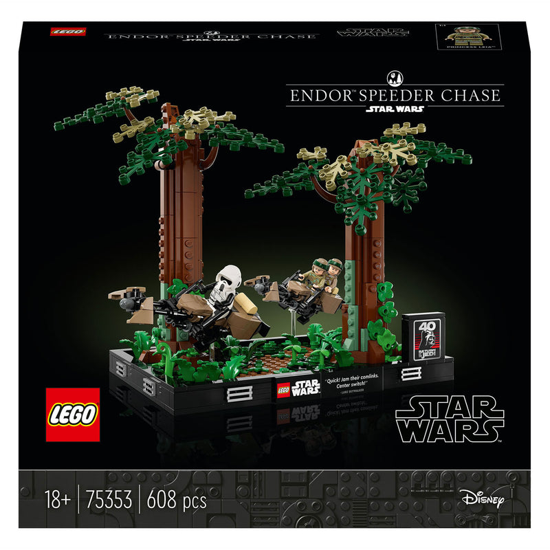 Load image into Gallery viewer, Lego LEGO Star Wars 75353 Endor Speeder Achtervolging Diorama
