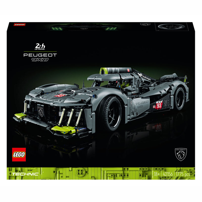 Load image into Gallery viewer, Lego technic 42156 peugeot 9x8 24 le mans hybrid hypercar auto
