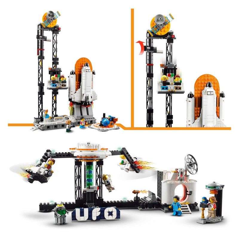 Load image into Gallery viewer, Lego creator 31142 ruimteachtbaan
