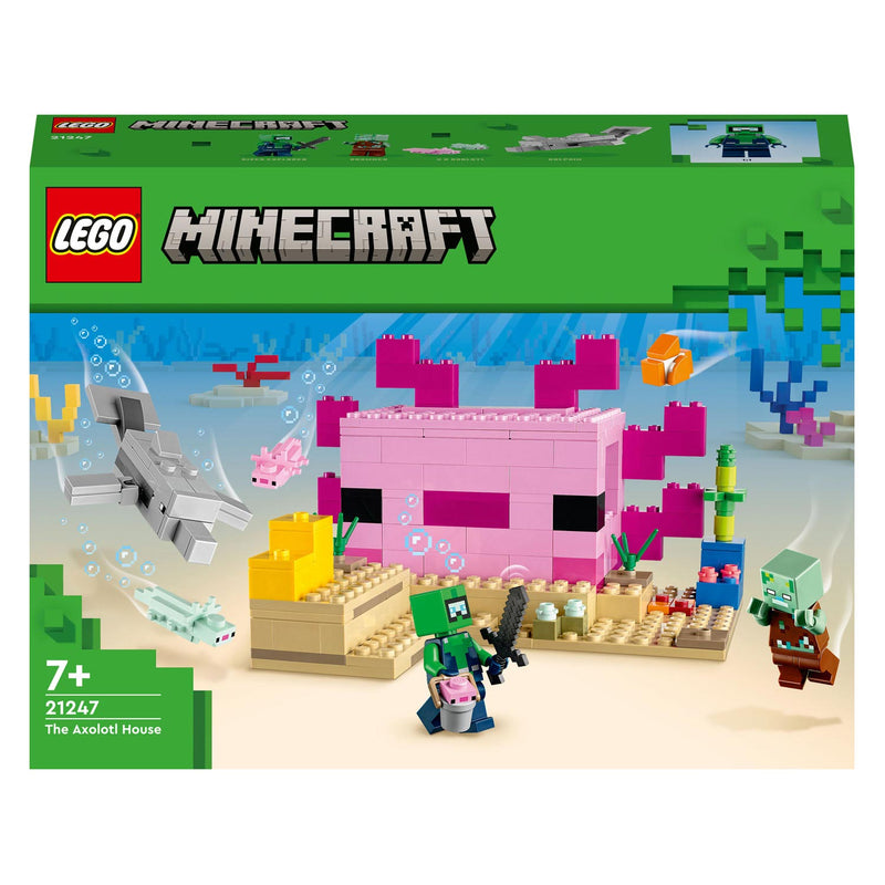 Load image into Gallery viewer, Lego LEGO Minecraft 21247 Het Axolotlhuis
