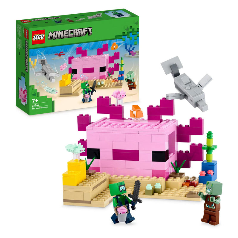 Load image into Gallery viewer, Lego LEGO Minecraft 21247 Het Axolotlhuis
